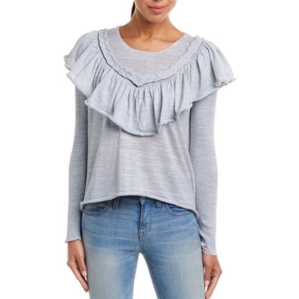 Wildfox Lais Ruffle Sweater